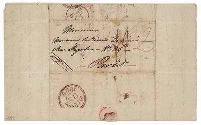 Lot #703 Maria Malibran Autograph Letter Signed - Image 3