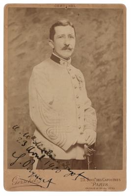 Lot #542 Georges Picquart Signed Photograph - Image 1