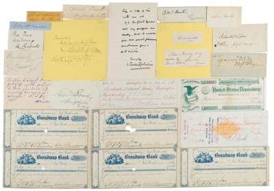 Lot #171 19th Century Notables (37) Autographs - Image 2