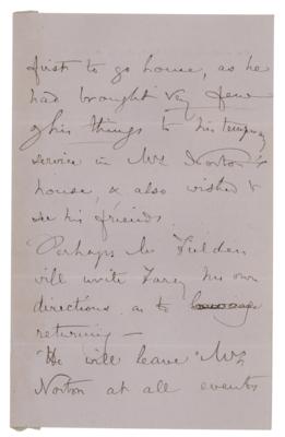 Lot #371 Caroline Norton Autograph Letter Signed - Image 3