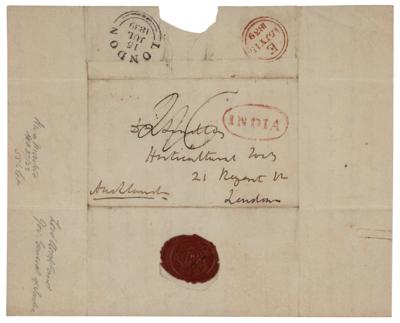 Lot #259 George Eden, 1st Earl of Auckland: The Governor-General of India aims to establish 