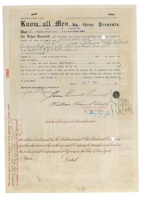 Lot #436 Baltimore and Ohio Railroad Company (5) Bonds: James Roosevelt Roosevelt and Vincent Astor Group Lot - Image 2