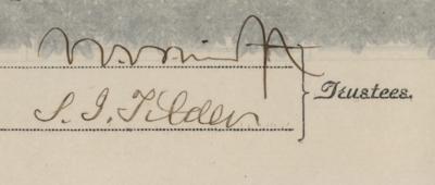 Lot #411 Samuel J. Tilden Signed Mortgage Bond - Image 2