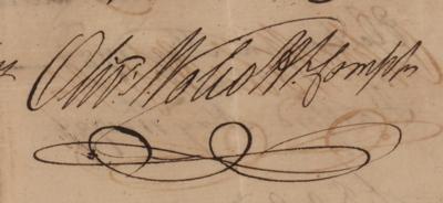 Lot #427 Oliver Wolcott, Jr. Document Signed - Image 3
