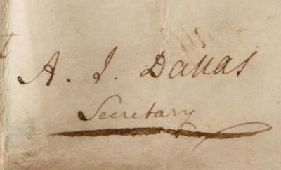 Lot #356 Thomas Mifflin and Alexander J. Dallas Document Signed - Image 3