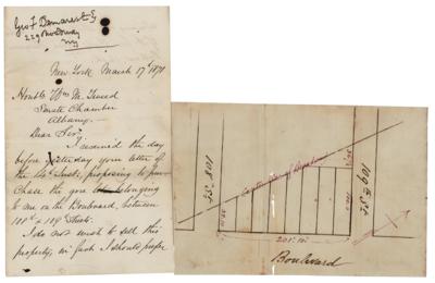 Lot #106 William B. Astor (3) Letters Signed to 'Boss' Tweed - Image 1