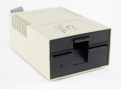 Lot #188 Apple: Steve Wozniak Signed Apple Floppy Disk Drive  - Image 1