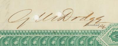 Lot #514 Grenville M. Dodge Signed Stock Certificate - Image 3