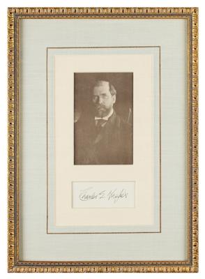 Lot #308 Charles Evans Hughes Signature - Image 1