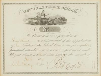 Lot #246 Peter Cooper Document Signed - Image 2
