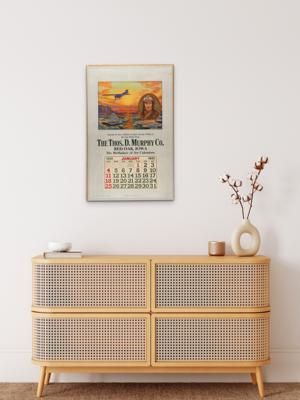 Lot #564 Richard E. Byrd 1931 Calendar Calendar - Image 2