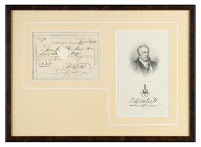 Lot #428 Oliver Wolcott, Jr. Document Signed - Image 1