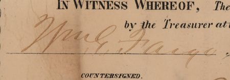 Lot #114 William Fargo and John Butterfield Signed Stock Certificate - Image 2