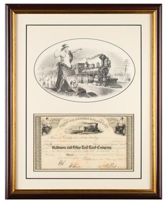 Lot #435 Baltimore and Ohio Rail-Road Company Stock Certificate Stock Certificate - Image 1