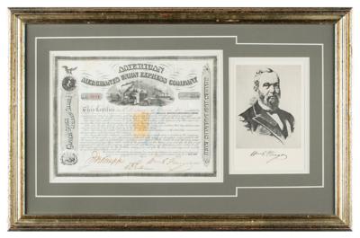 Lot #112 William Fargo Signed Stock Certificate