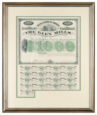 Lot #449 Glen Mills Pennsylvania 1880 Bond - Image 1