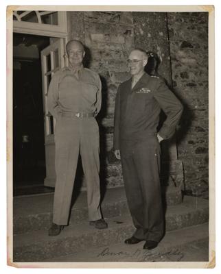Lot #505 Omar Bradley Signed Photograph - Image 1