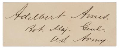 Lot #500 Adelbert Ames Signature - Image 1