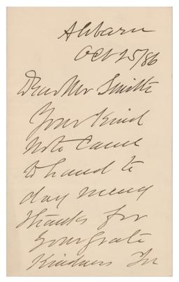 Lot #359 Dwight L. Moody Autograph Letter Signed - Image 1