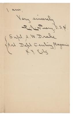 Lot #380 Robert E. Peary Autograph Letter Signed - Image 2