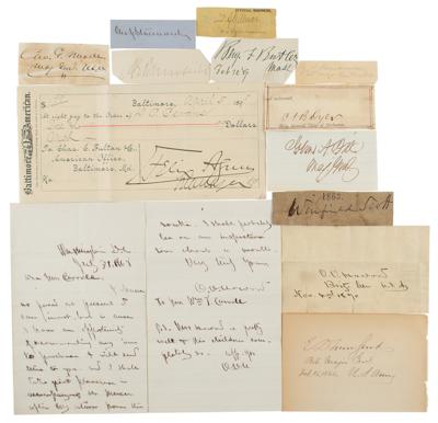 Lot #559 Union Generals (13) Autographs - Image 1