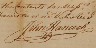Lot #96 John Hancock Autograph Endorsement Signed - Image 3