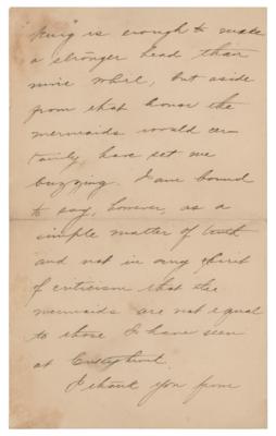 Lot #189 John Dustin Archbold Autograph Letter Signed - Image 2