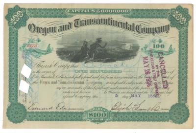 Lot #197 Jules Bache Document Signed - Image 1