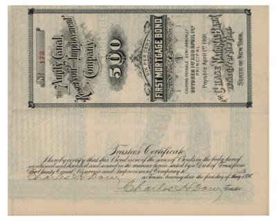 Lot #254 Charles H. Dow Document Signed - Image 2