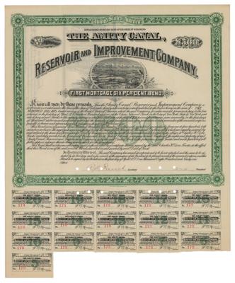 Lot #254 Charles H. Dow Document Signed - Image 1