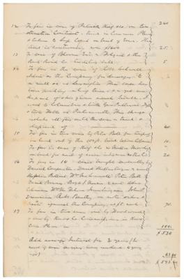 Lot #399 John Sherman Autograph Document Signed - Image 2