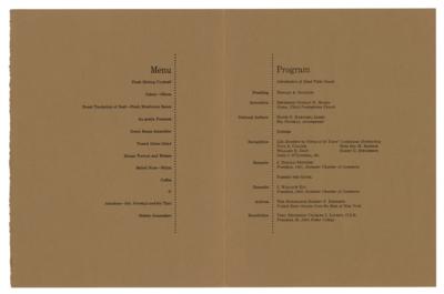 Lot #318 Robert F. Kennedy Signed Program - Image 2
