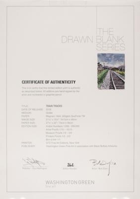 Lot #722 Bob Dylan (4) Signed 'Train Tracks' Lithographs - Image 10