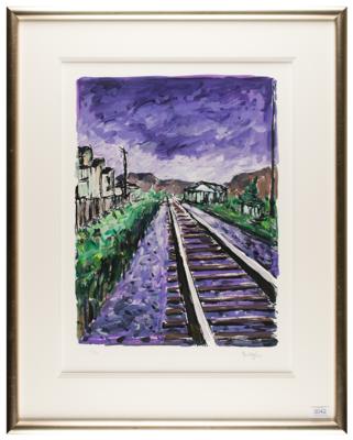 Lot #722 Bob Dylan (4) Signed 'Train Tracks' Lithographs - Image 11