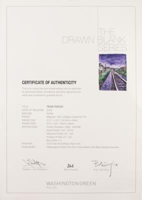 Lot #722 Bob Dylan (4) Signed 'Train Tracks' Lithographs - Image 13