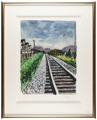 Lot #722 Bob Dylan (4) Signed 'Train Tracks' Lithographs - Image 8