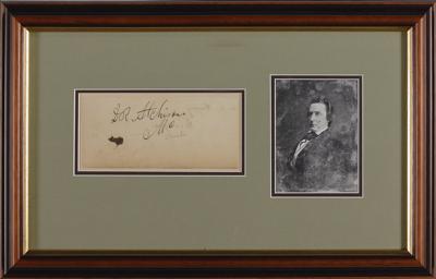 Lot #196 David Atchison Signature - Image 1