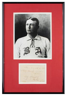 Lot #990 Cy Young Signature - Image 1
