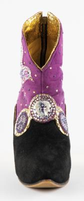 Lot #762 Prince-Played Guitar Pick Boots: Handcrafted Prince-inspired boots by glam-rock shoemaker Chris Francis - Image 10