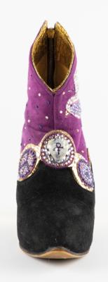 Lot #762 Prince-Played Guitar Pick Boots: Handcrafted Prince-inspired boots by glam-rock shoemaker Chris Francis - Image 3