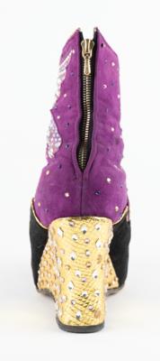Lot #762 Prince-Played Guitar Pick Boots: Handcrafted Prince-inspired boots by glam-rock shoemaker Chris Francis - Image 4