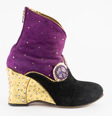 Lot #762 Prince-Played Guitar Pick Boots: Handcrafted Prince-inspired boots by glam-rock shoemaker Chris Francis - Image 5