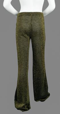 Lot #776 Prince's Personally-Worn Gold and Black Pants Pants - Image 3