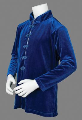Lot #772 Prince's Personally-Worn Blue Velvet Jacket Jacket - Image 2