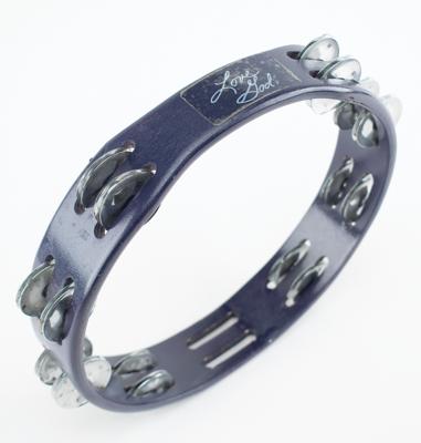 Lot #780 Prince's Rehearsal-Used 'Purple Rain' Tambourine: Used in rehearsals for the Purple Rain Tour - Image 1