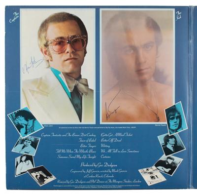 Lot #726 Elton John and Bernie Taupin Signed Album - Image 1