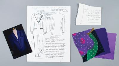 Lot #765 Prince: 77th Academy Awards Fashion Designs and Suit Fabric from the Collection of Maurice Hood - Image 1