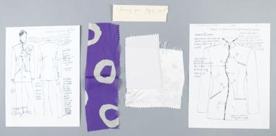 Lot #765 Prince: 77th Academy Awards Fashion Designs and Suit Fabric from the Collection of Maurice Hood - Image 3