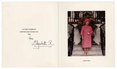 Lot #263 Elizabeth, Queen Mother Signed Christmas