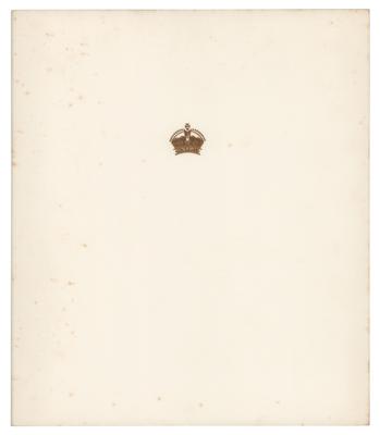 Lot #264 Elizabeth, Queen Mother Signed Christmas Card - Image 2